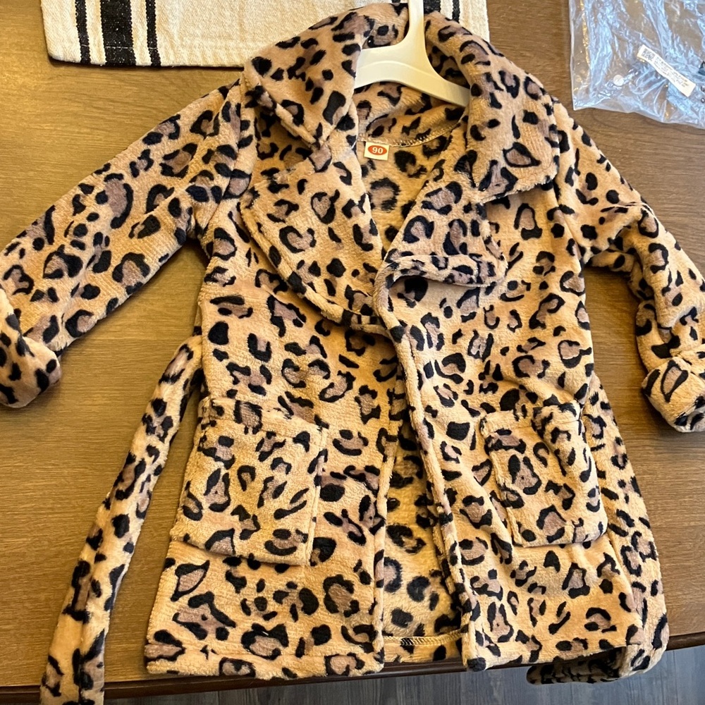 Leopard Print Robe